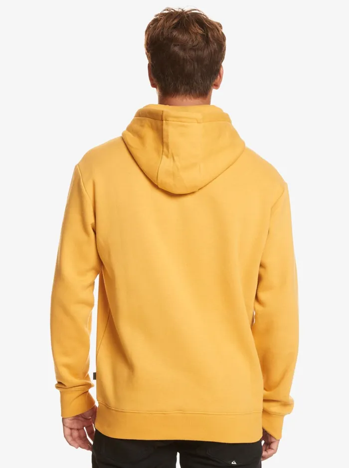 Men Quiksilver Sweatshirts and Hoodies Omni Logo Hoodie Mustard Men Quiksilver Sweatshirts and Hoodies Omni Logo Hoodie Mustard