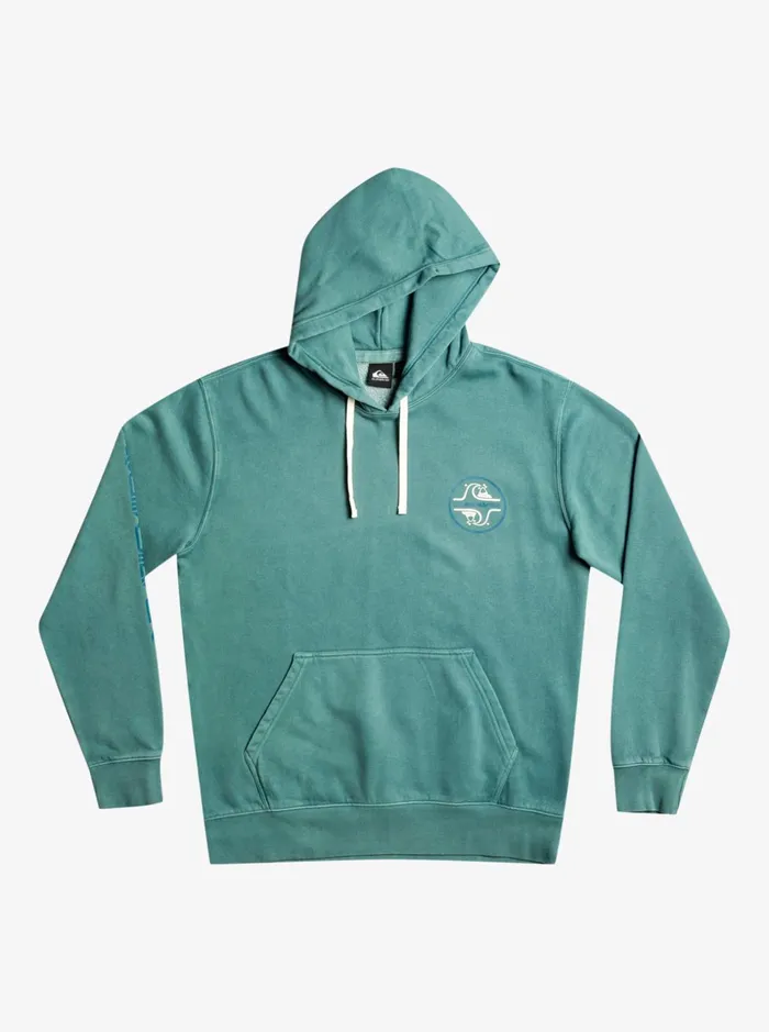 Men Quiksilver Sweatshirts and Hoodies Sweet As Slab Hoodie Brittany Blue