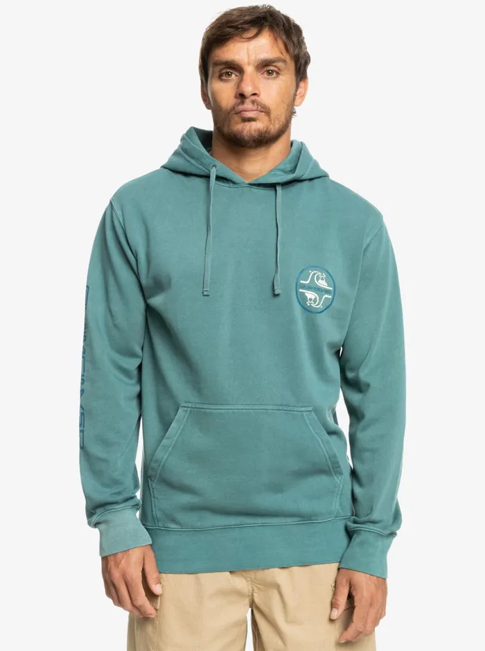 Men Quiksilver Sweatshirts and Hoodies Sweet As Slab Hoodie Brittany Blue Men Quiksilver Sweatshirts and Hoodies Sweet As Slab Hoodie Brittany Blue