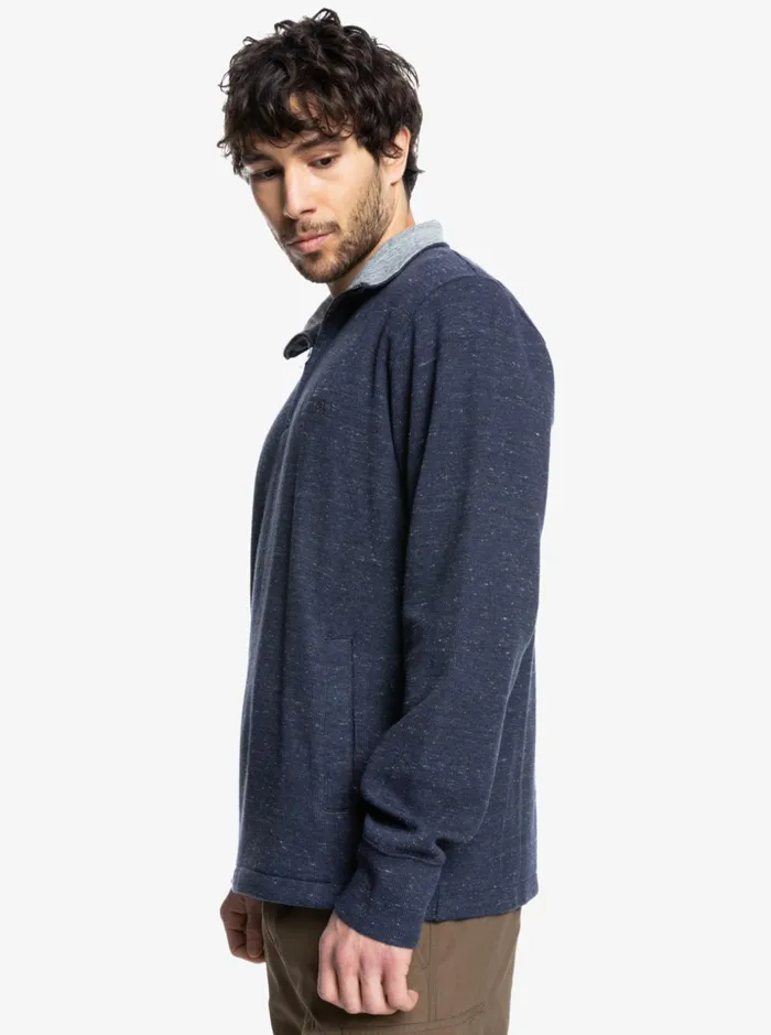 Men Quiksilver Sweatshirts and Hoodies Waterman Pointsurf Zip Mock Neck Sweatshirt Navy Blazer Heather Men Quiksilver Sweatshirts and Hoodies Waterman Pointsurf Zip Mock Neck Sweatshirt Navy Blazer Heather