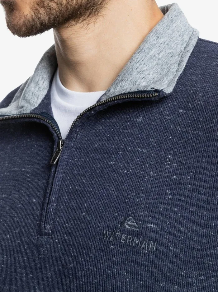 Men Quiksilver Sweatshirts and Hoodies Waterman Pointsurf Zip Mock Neck Sweatshirt Navy Blazer Heather Men Quiksilver Sweatshirts and Hoodies Waterman Pointsurf Zip Mock Neck Sweatshirt Navy Blazer Heather
