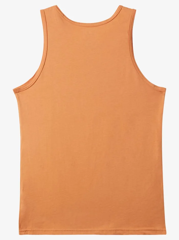 Men Quiksilver Tees Big Logo Tshirt Copper Tan Men Quiksilver Tees Big Logo Tshirt Copper Tan