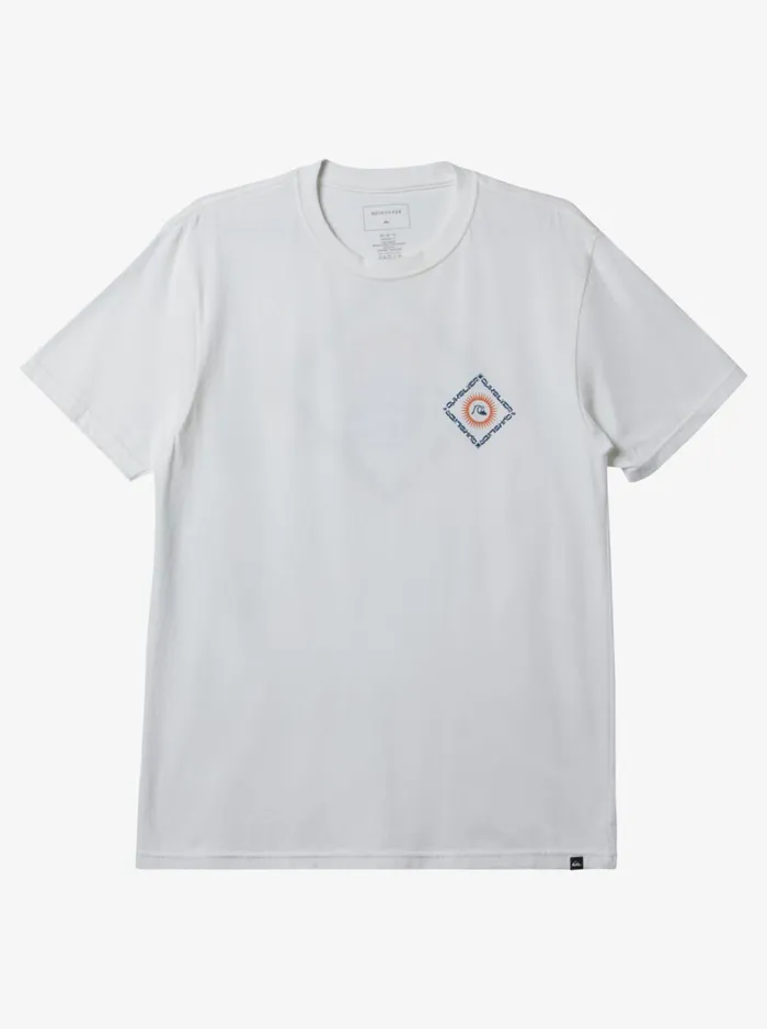 Men Quiksilver Tees Clearview TShirt White