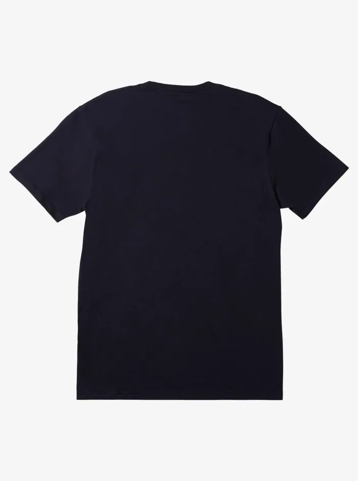 Men Quiksilver Tees Comp Logo Tshirt Navy Blazer Men Quiksilver Tees Comp Logo Tshirt Navy Blazer