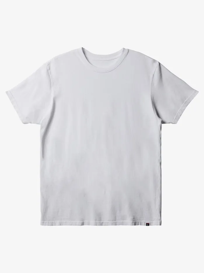 Men Quiksilver Tees Everyday TShirt White