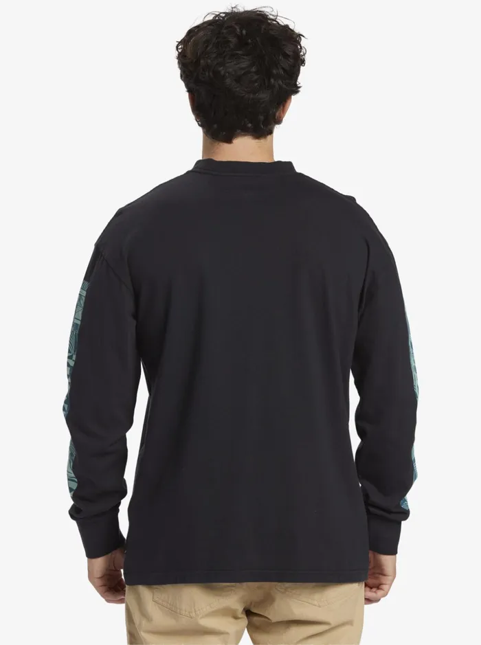Men Quiksilver Tees Gregg Kaplan Blank Canvas Long Sleeve TShirt Black Men Quiksilver Tees Gregg Kaplan Blank Canvas Long Sleeve TShirt Black