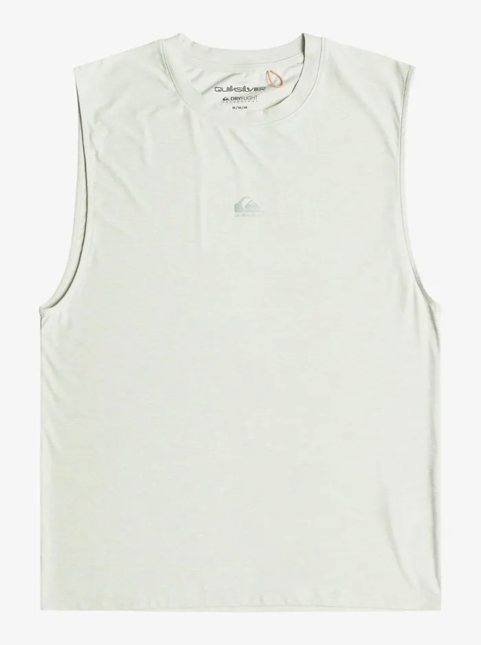 Men Quiksilver Tees Muscle Tank Gray Violet Heather