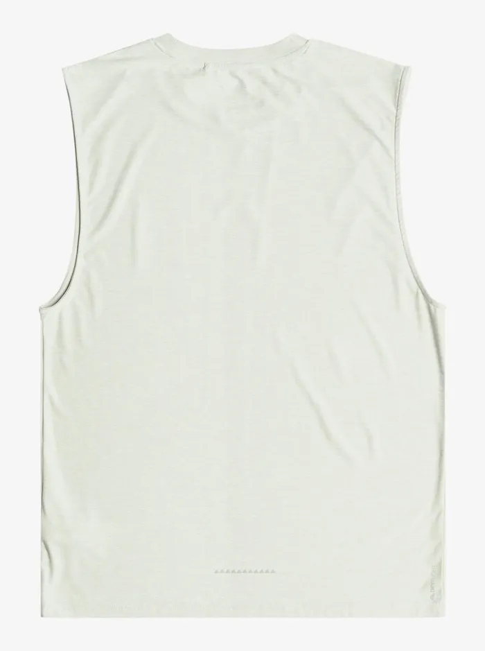 Men Quiksilver Tees Muscle Tank Gray Violet Heather Men Quiksilver Tees Muscle Tank Gray Violet Heather