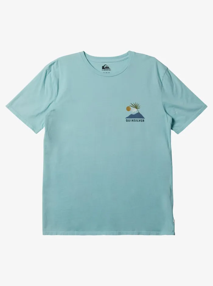 Men Quiksilver Tees New Tribe TShirt Angel Blue