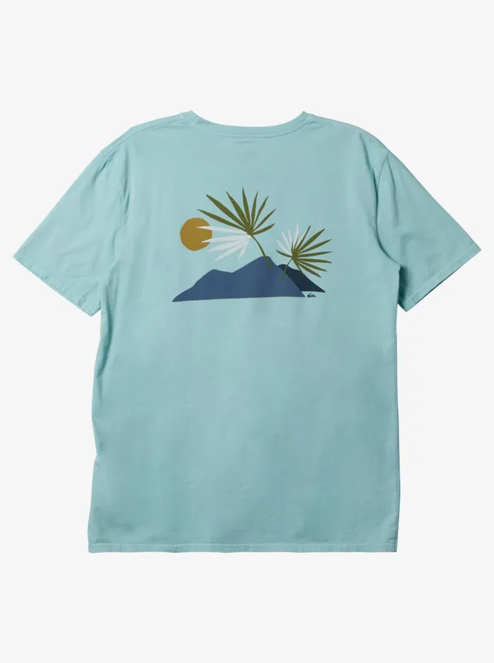 Men Quiksilver Tees New Tribe TShirt Angel Blue Men Quiksilver Tees New Tribe TShirt Angel Blue