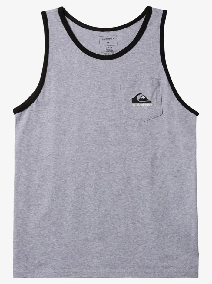 Men Quiksilver Tees Omni Pocket Tank Tshirt Athletic Heather