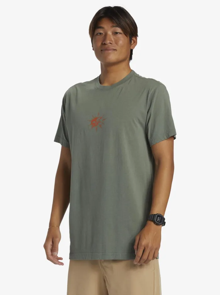 Men Quiksilver Tees Qs Throwback TShirt Laurel Wreath Men Quiksilver Tees Qs Throwback TShirt Laurel Wreath