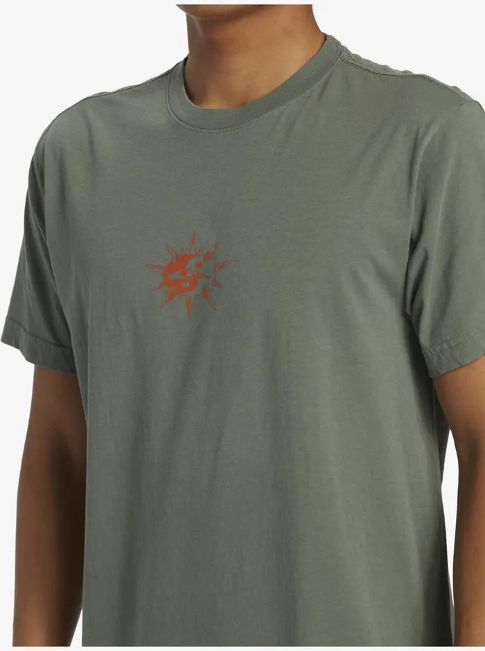 Men Quiksilver Tees Qs Throwback TShirt Laurel Wreath Men Quiksilver Tees Qs Throwback TShirt Laurel Wreath