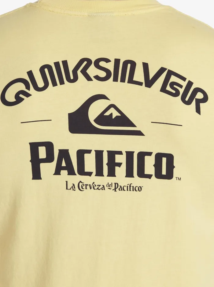 Men Quiksilver Tees Quiksilver X Pacifico Straight Shooter Long Sleeve TShirt Gold
