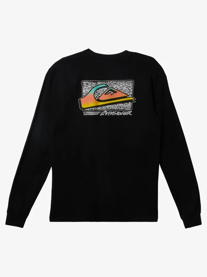 Men Quiksilver Tees Retro Fade Tshirt Black Men Quiksilver Tees Retro Fade Tshirt Black
