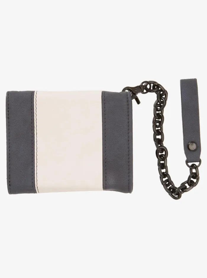 Men Quiksilver Wallets Grunge Sponge TriFold Chain Wallet Phantom Men Quiksilver Wallets Grunge Sponge TriFold Chain Wallet Phantom