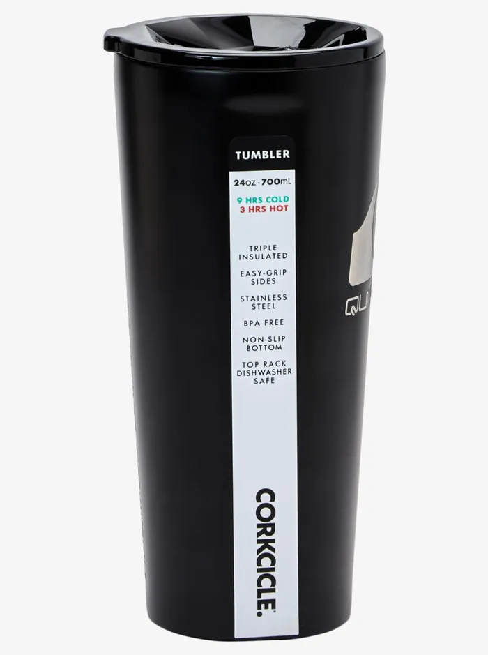 Men Quiksilver Water Bottles Quiksilver X Corkcicle Classic Tumbler Black Men Quiksilver Water Bottles Quiksilver X Corkcicle Classic Tumbler Black
