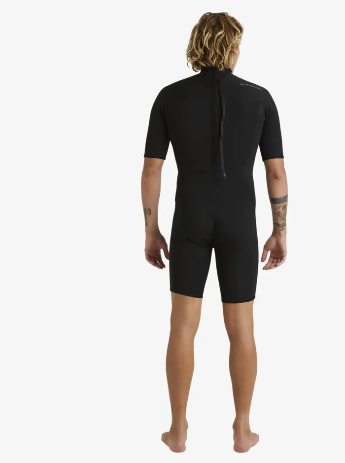Men Quiksilver Wetsuits 22mm Everyday Sessions Short Sleeve Back Zip Springsuit Black Men Quiksilver Wetsuits 22mm Everyday Sessions Short Sleeve Back Zip Springsuit Black
