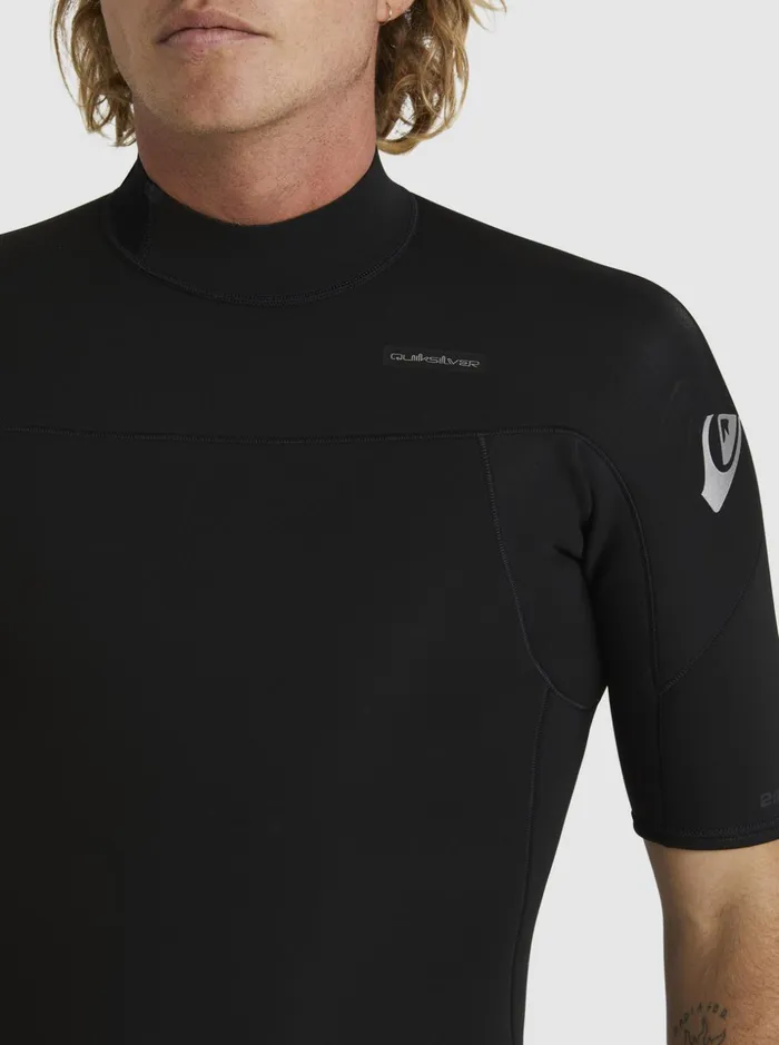 Men Quiksilver Wetsuits 22mm Everyday Sessions Short Sleeve Back Zip Springsuit Black Men Quiksilver Wetsuits 22mm Everyday Sessions Short Sleeve Back Zip Springsuit Black