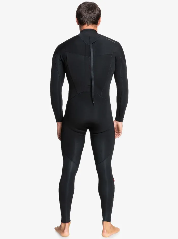 Men Quiksilver Wetsuits 43 Everyday Sessions Back Zip Wetsuit Black Men Quiksilver Wetsuits 43 Everyday Sessions Back Zip Wetsuit Black