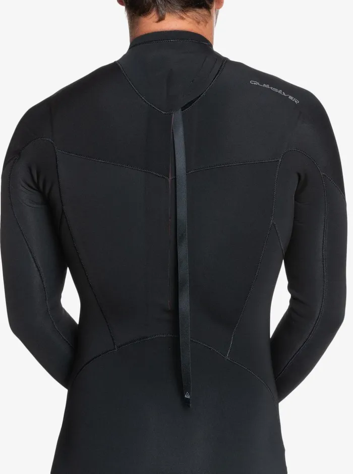 Men Quiksilver Wetsuits 43 Everyday Sessions Back Zip Wetsuit Black Men Quiksilver Wetsuits 43 Everyday Sessions Back Zip Wetsuit Black
