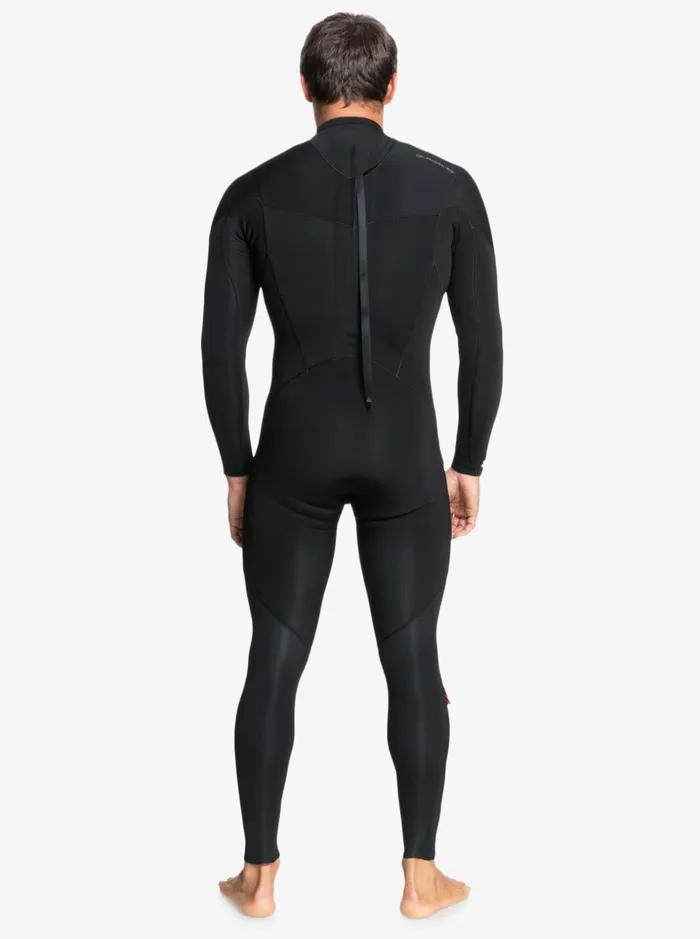 Men Quiksilver Wetsuits 43 Everyday Sessions Back Zip Wetsuit Black Men Quiksilver Wetsuits 43 Everyday Sessions Back Zip Wetsuit Black