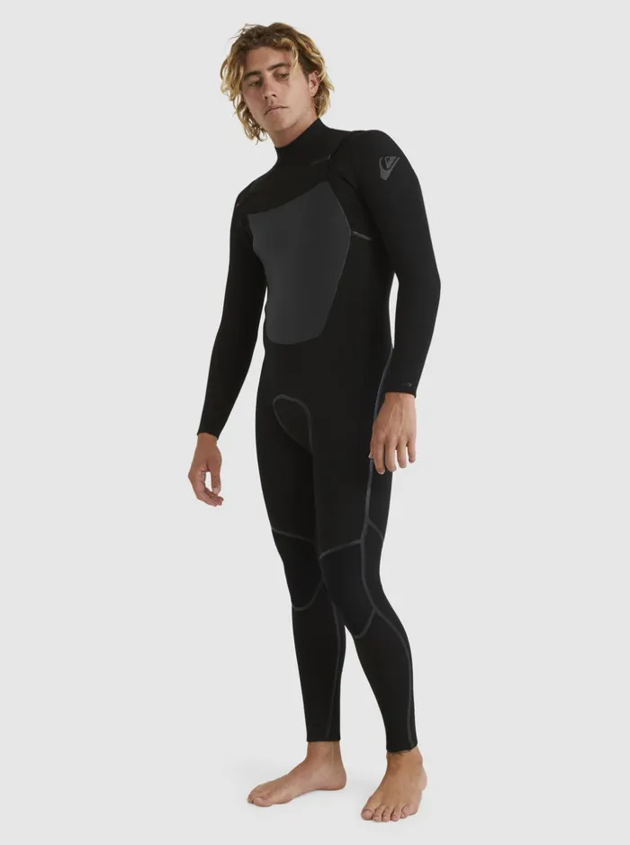 Men Quiksilver Wetsuits 43 Marathon Sessions ChestZip Wetsuit Black Men Quiksilver Wetsuits 43 Marathon Sessions ChestZip Wetsuit Black