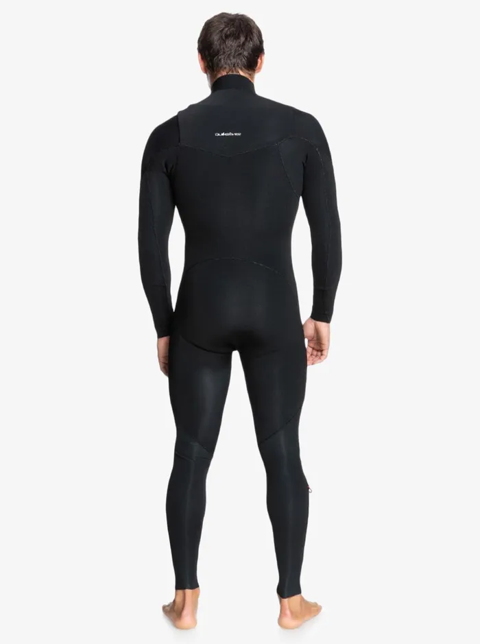 Men Quiksilver Wetsuits 43mm Everyday Sessions Chest Zip Wetsuit Black Men Quiksilver Wetsuits 43mm Everyday Sessions Chest Zip Wetsuit Black