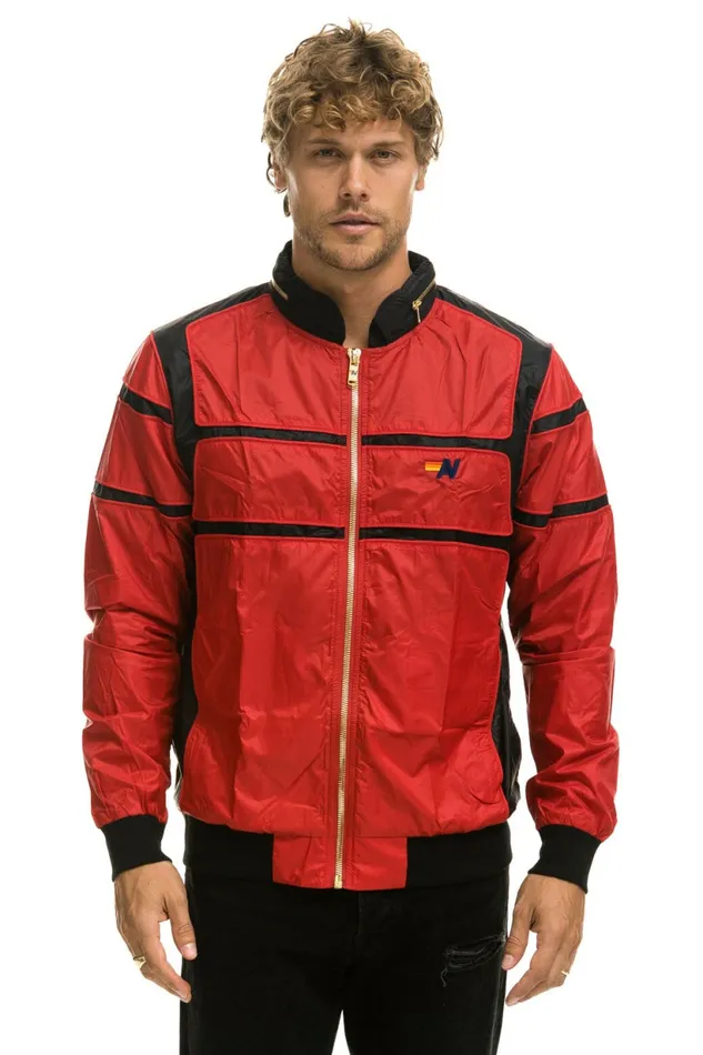 Men RACER JACKET 8211 CHERRY Aviator Nation Outerwear