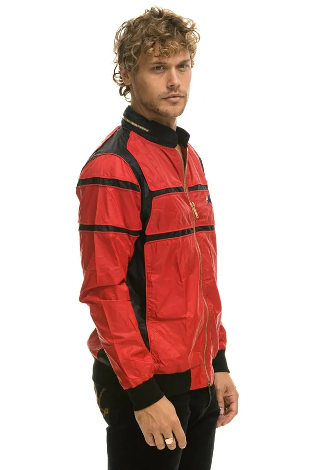 Men RACER JACKET 8211 CHERRY Aviator Nation Outerwear Men RACER JACKET 8211 CHERRY Aviator Nation Outerwear