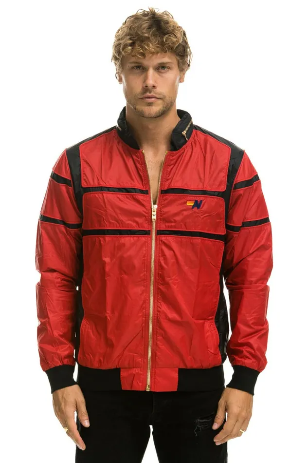 Men RACER JACKET 8211 CHERRY Aviator Nation Outerwear Men RACER JACKET 8211 CHERRY Aviator Nation Outerwear