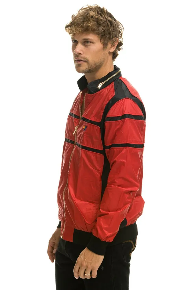 Men RACER JACKET 8211 CHERRY Aviator Nation Outerwear Men RACER JACKET 8211 CHERRY Aviator Nation Outerwear