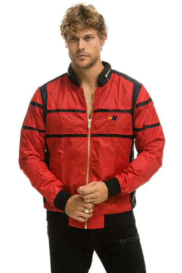 Men RACER JACKET 8211 CHERRY Aviator Nation Outerwear Men RACER JACKET 8211 CHERRY Aviator Nation Outerwear