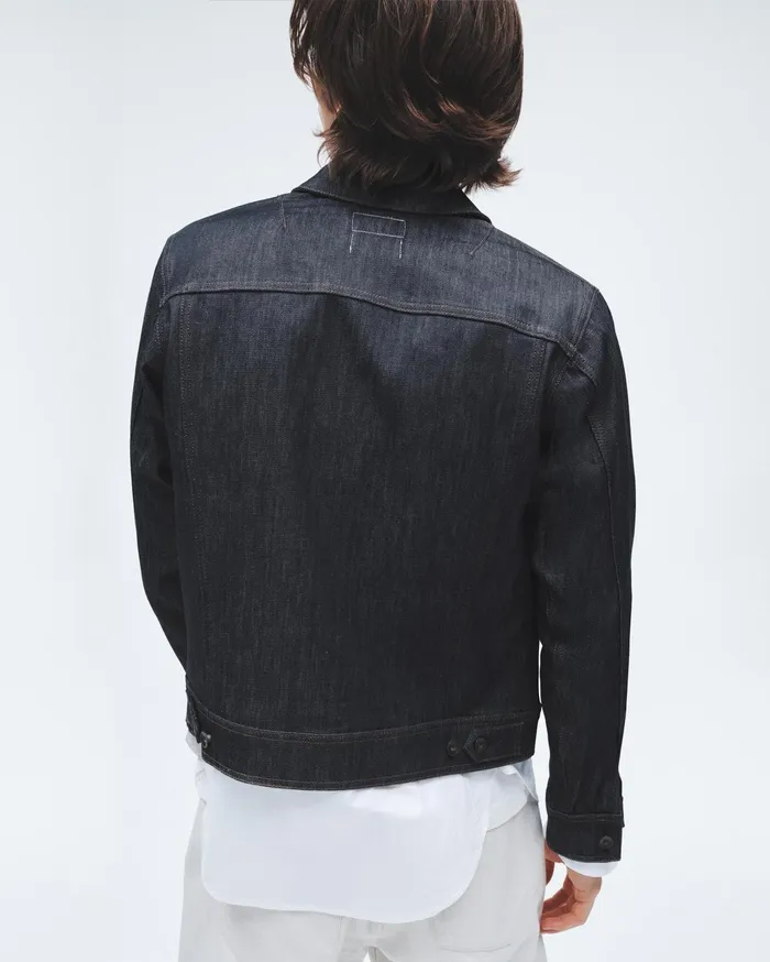 Men Rag and Bone Coats and Jackets Owen Denim Trucker Jacket Raw Indigo Men Rag and Bone Coats and Jackets Owen Denim Trucker Jacket Raw Indigo