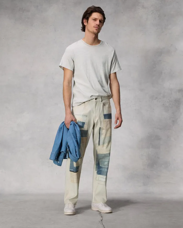 Men Rag and Bone Fit 4 8211 Straight Fit 4 Miramar Canvas Pant Ecru