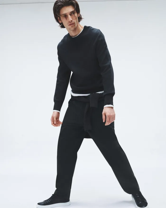 Men Rag and Bone Pants Bradford Cotton Pant Black Men Rag and Bone Pants Bradford Cotton Pant Black