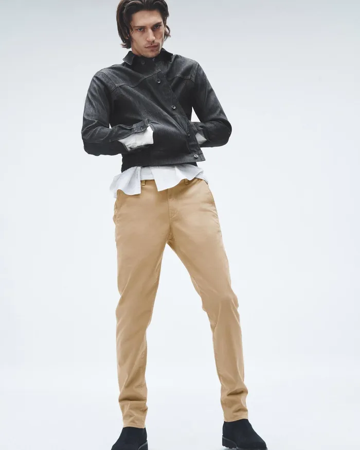 Men Rag and Bone Pants Fit 2 Stretch Twill Chino Cornstalk Men Rag and Bone Pants Fit 2 Stretch Twill Chino Cornstalk