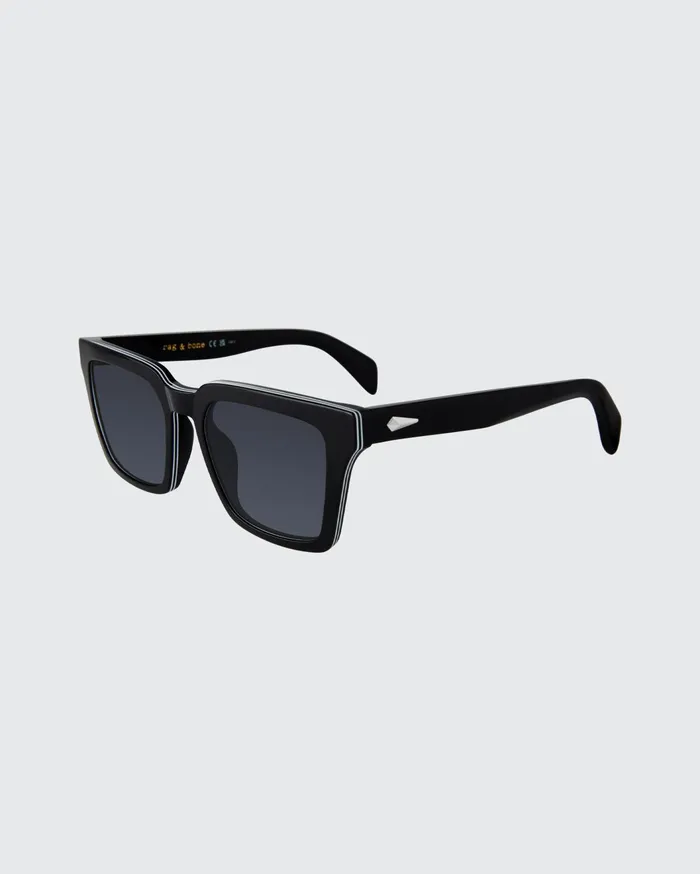 Men Rag and Bone Sunglasses Zander Black