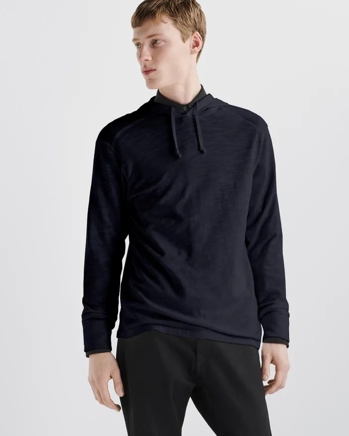 Men Rag and Bone Sweatshirts Classic Flame Cotton Hoodie Salute