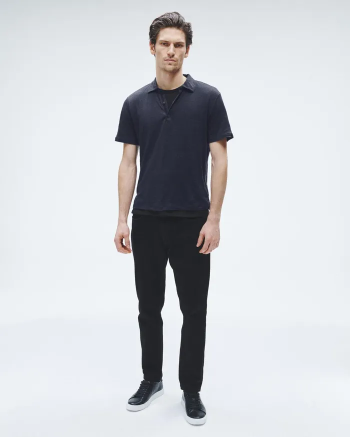 Men Rag and Bone TShirts Classic Linen Polo Salute