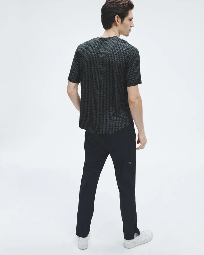 Men Rag and Bone TShirts Pursuit Hayden Tee Black Geometric Stud Men Rag and Bone TShirts Pursuit Hayden Tee Black Geometric Stud