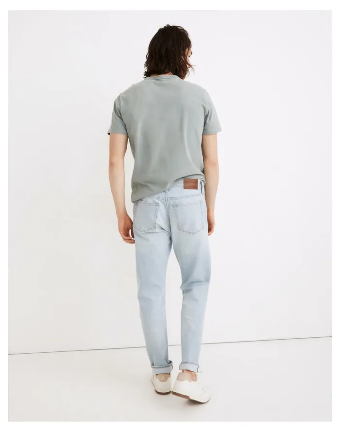 Men Relaxed Taper Authentic Flex Selvedge Jeans Fallon Wash Madewell Jeans Men Relaxed Taper Authentic Flex Selvedge Jeans Fallon Wash Madewell Jeans