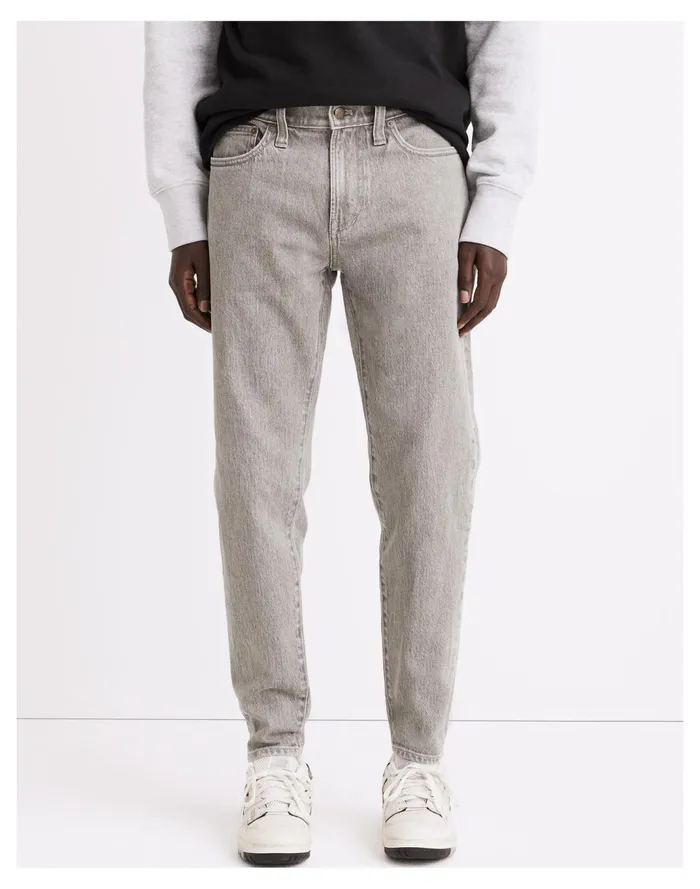 Men Relaxed Taper Jeans In Surplus Grey Wash Surplus Grey Madewell Jeans Men Relaxed Taper Jeans In Surplus Grey Wash Surplus Grey Madewell Jeans