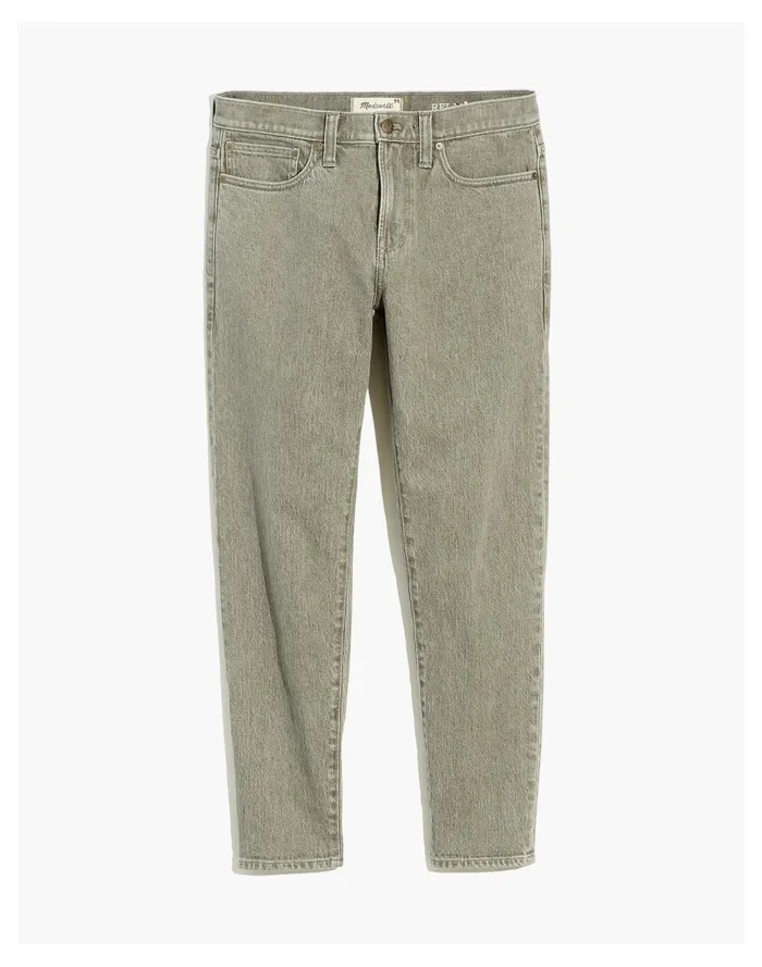 Men Relaxed Taper Jeans In Surplus Grey Wash Surplus Grey Madewell Jeans Men Relaxed Taper Jeans In Surplus Grey Wash Surplus Grey Madewell Jeans