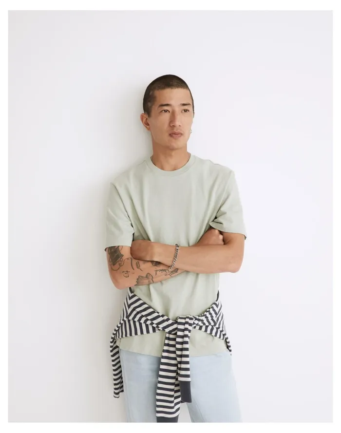 Men Relaxed Tee Sage Mist Madewell Tees