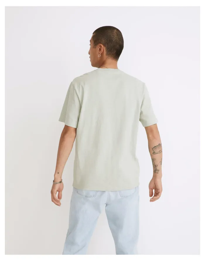 Men Relaxed Tee Sage Mist Madewell Tees Men Relaxed Tee Sage Mist Madewell Tees
