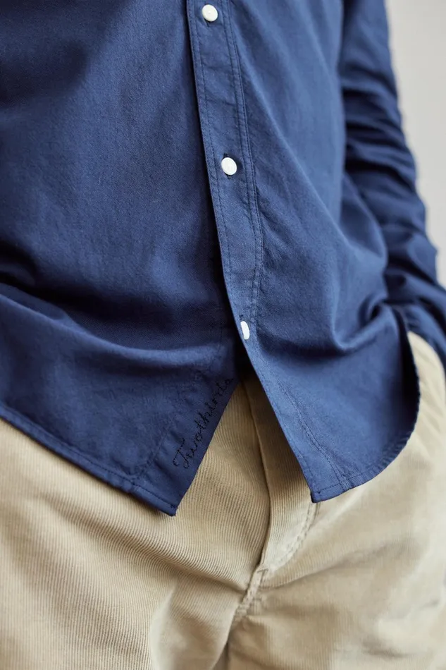 Men Sedef 8211 Navy Blue TWOTHIRDS Shirts