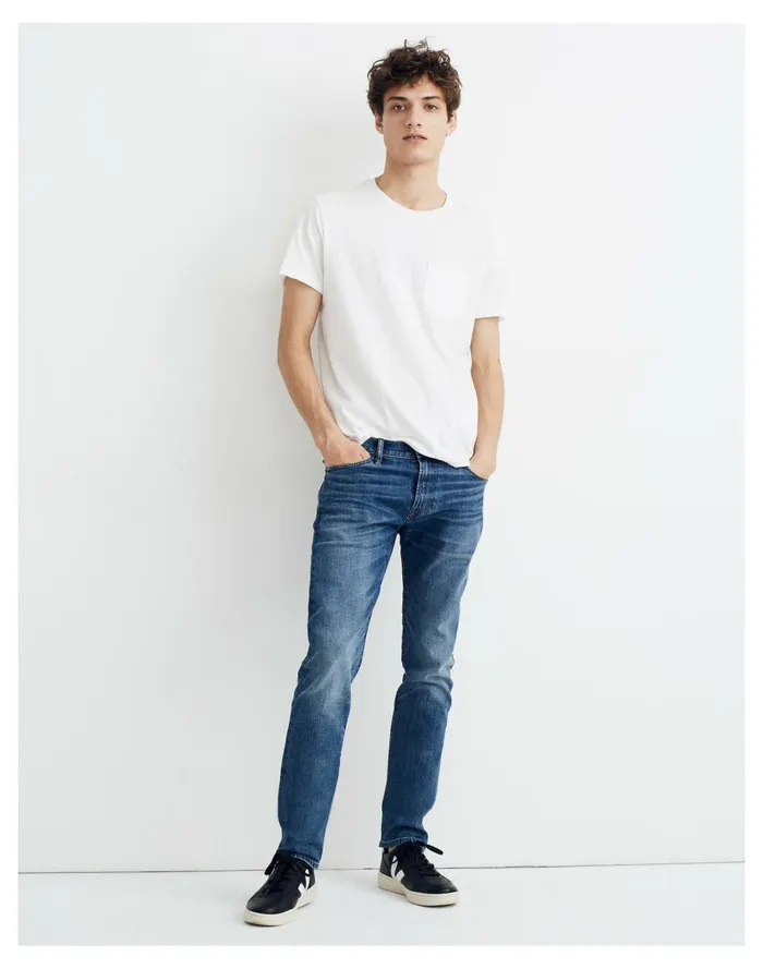 Men Selvedge Slim Jeans In Gerald Wash Gerald Madewell Jeans