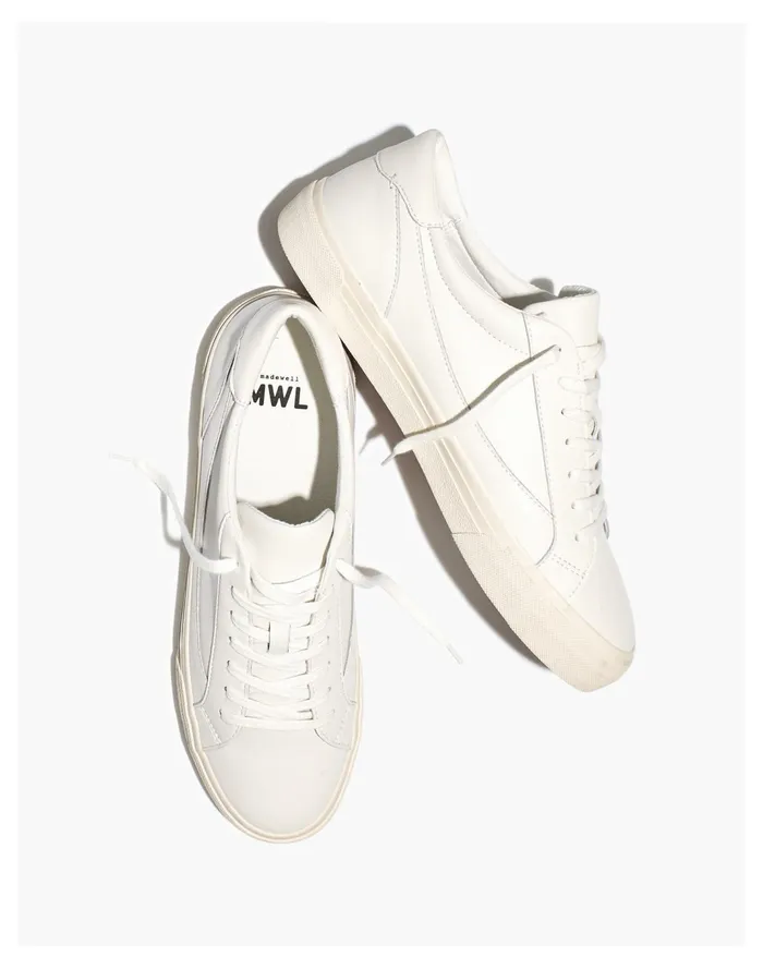 Men Sidewalk Low Top Sneakers In Leather Pale Parchment Madewell Sneakers Men Sidewalk Low Top Sneakers In Leather Pale Parchment Madewell Sneakers