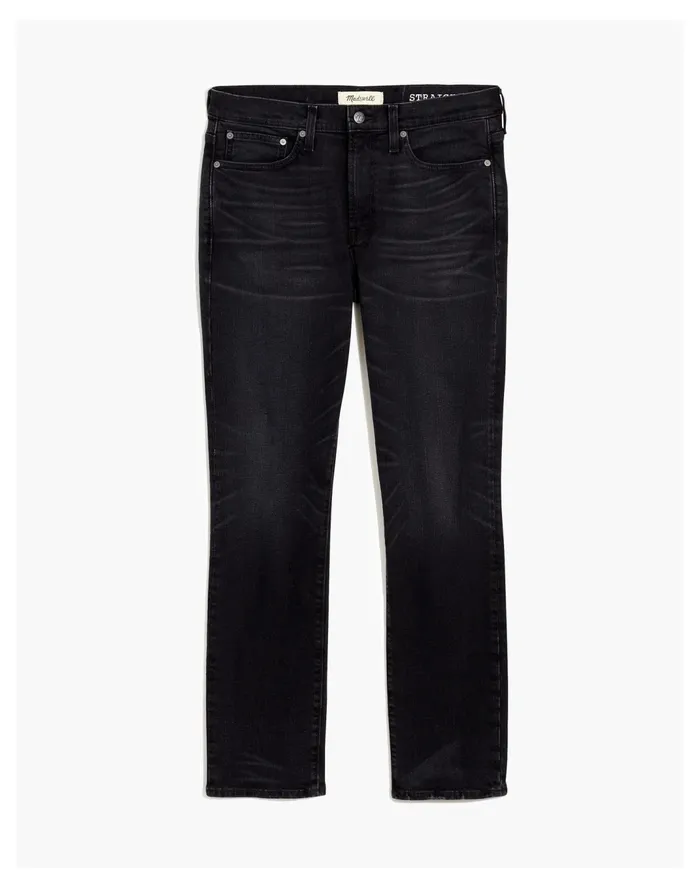 Men Straight Authentic Flex Jeans In Everton Wash Everton Madewell Jeans